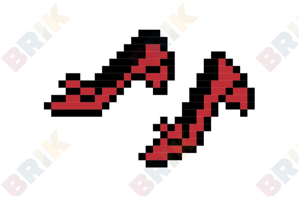 The Red Shoes Pixel Art