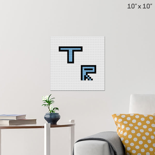 the Rock Brick Poster