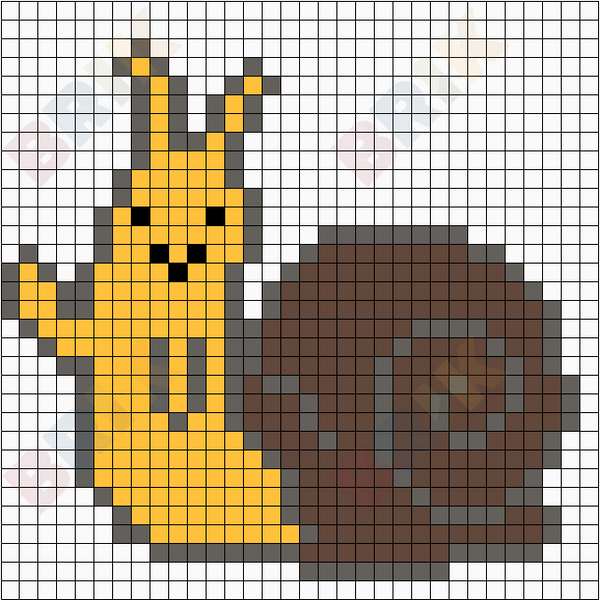 The Snail Pixel Art
