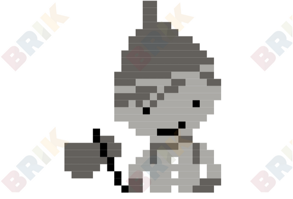 The Tin Man Pixel Art