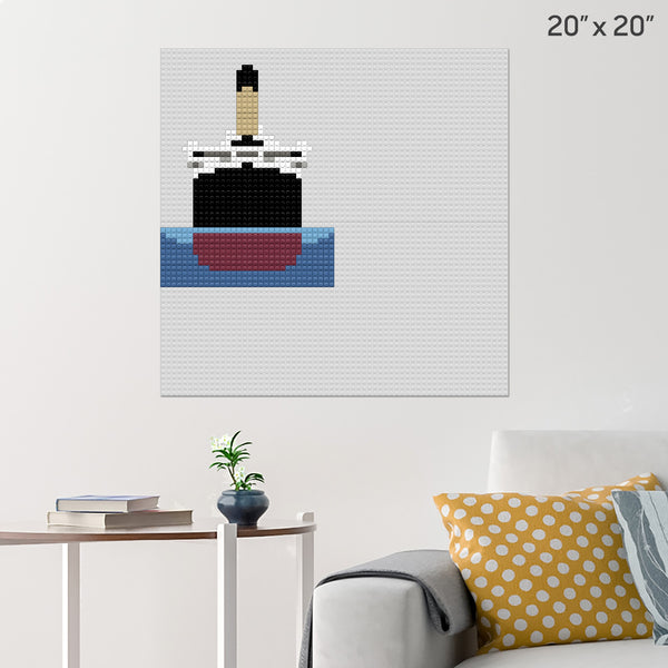 The Titanic Brick Poster