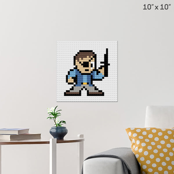 The Walking Dead Governor Brick Poster