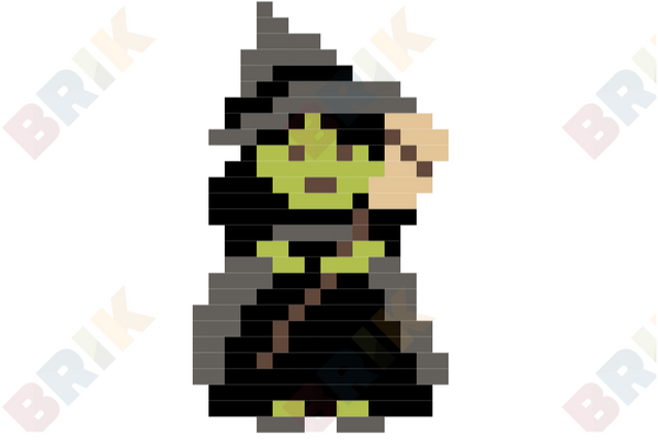 The Wicked Witch of the West Pixel Art