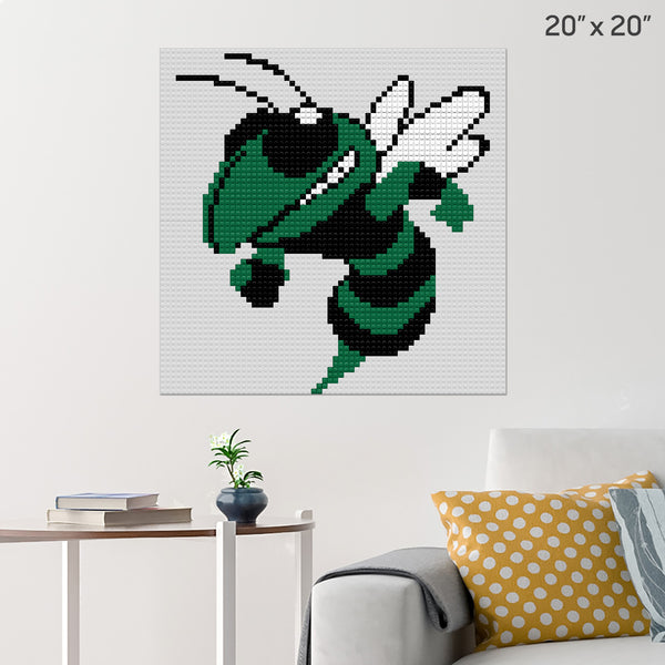 Thomas Hart Academy Hornet Brick Poster