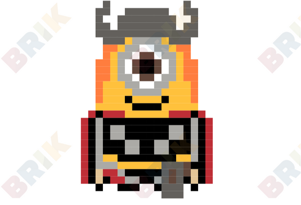 Thor Minion Pixel Art