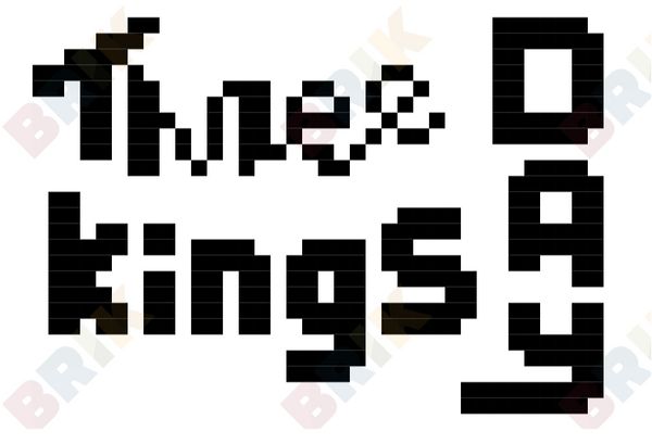 Three Kings' Day Pixel Art
