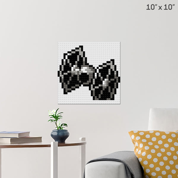 Tie Fighter Brick Poster