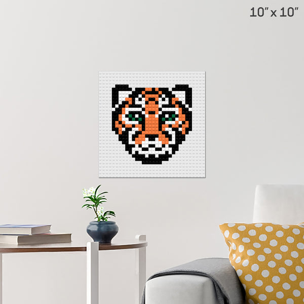 Tiger Brick Poster