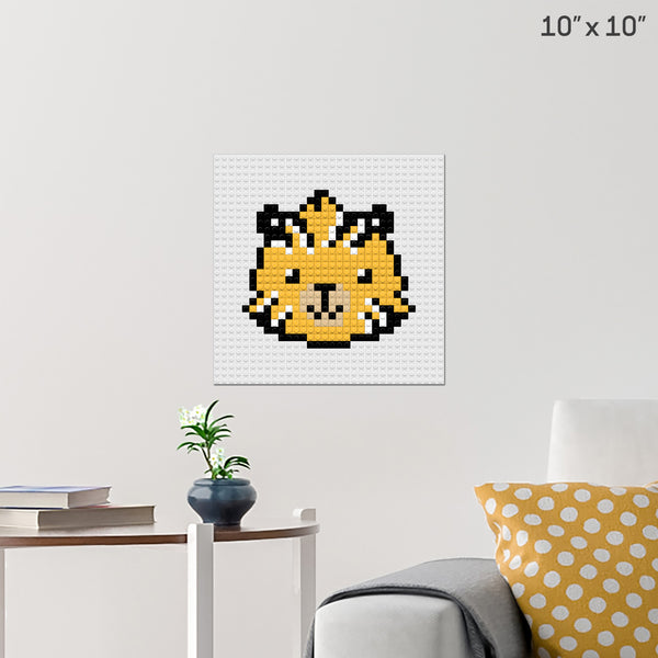 Tiger Brick Poster