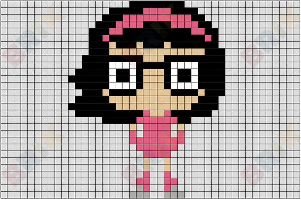 Tina Belcher Pixel Art