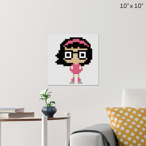 Tina Belcher Brick Poster
