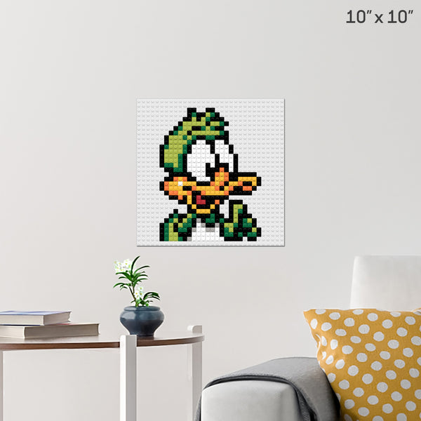 Tiny Toons Plucky Duck Brick Poster