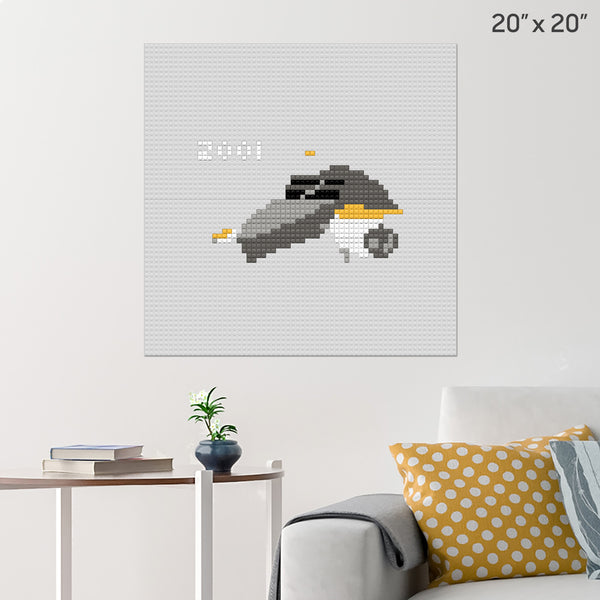titanic wreck in 2001 Brick Poster