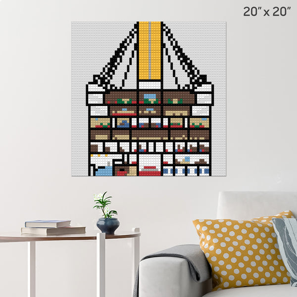 TitanicCrossDiagram Brick Poster