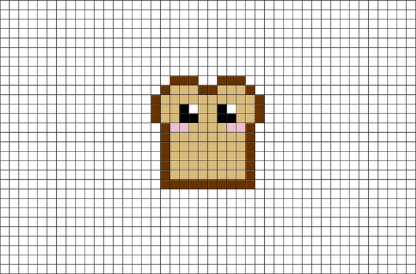 Toast Pixel Art