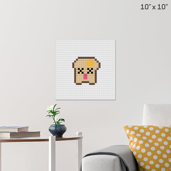 Toast Brick Poster