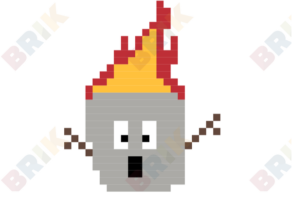 Toasted Marshmallow Pixel Art