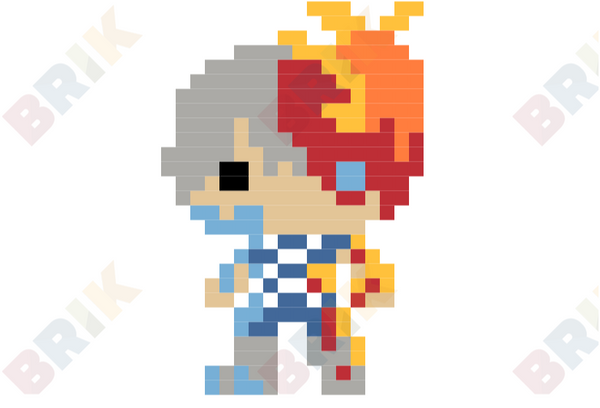 Todoroki Pixel Art