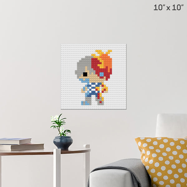 Todoroki Brick Poster