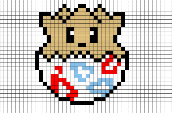Togepi Pixel Art