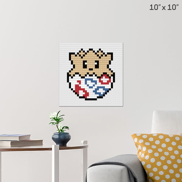 Togepi Brick Poster