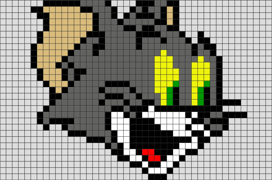 Tom and Jerry 1 Pixel Art