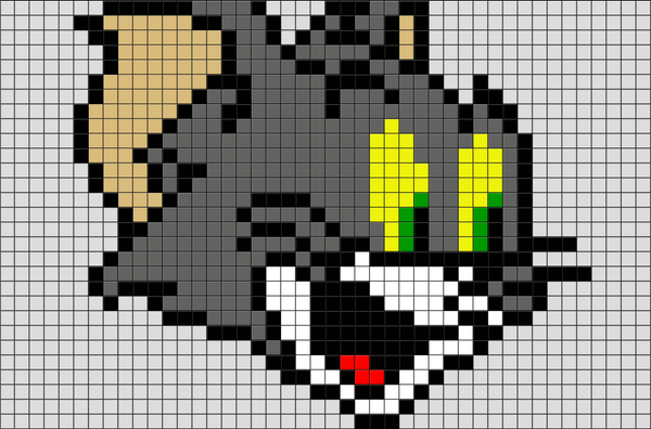 Tom and Jerry 1 Pixel Art