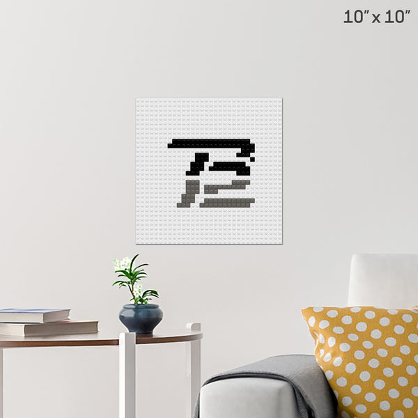 Tom Brady Brick Poster