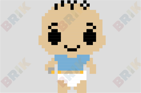 Tommy Pickles Pixel Art