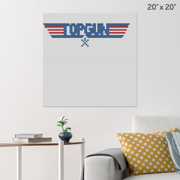 Top Gun Brick Poster