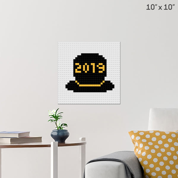 Top Hat Brick Poster