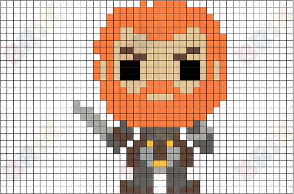 Tormund Giantsbane Pixel Art