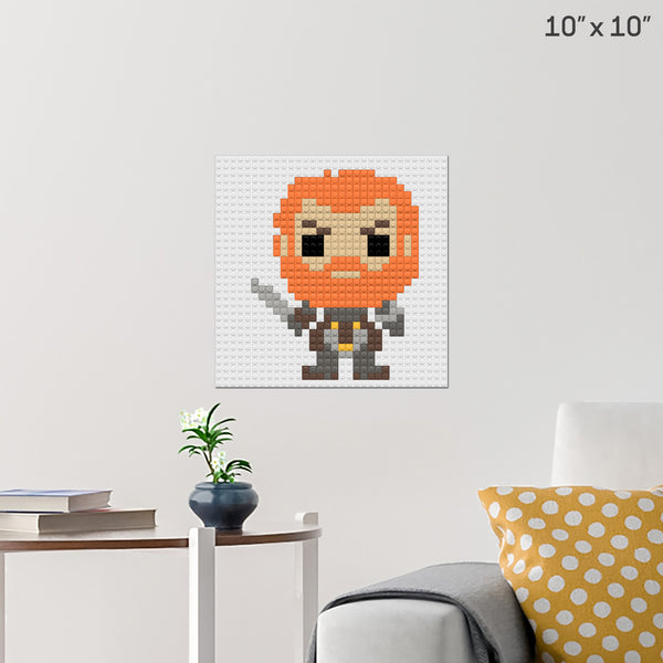 Tormund Giantsbane Brick Poster