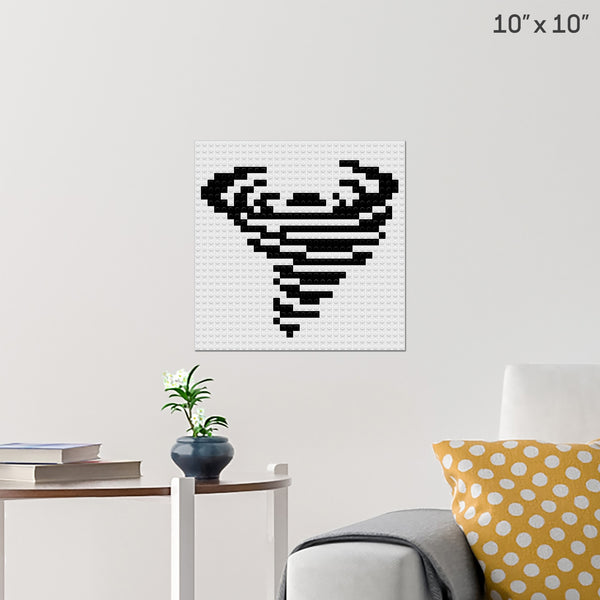 Tornado Brick Poster