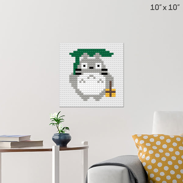 Totoro Brick Poster