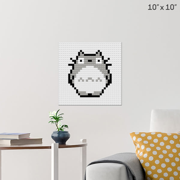 Totoro Brick Poster