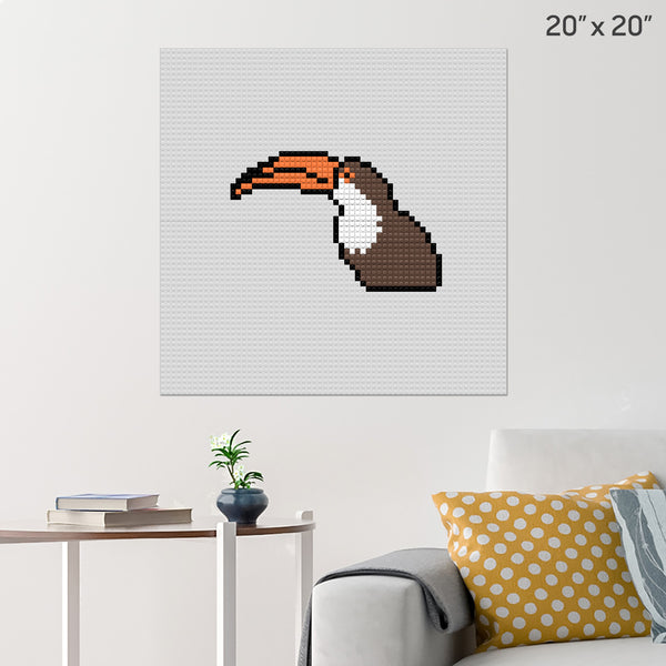 Toucan Brick Poster