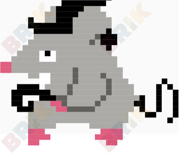 Town Mouse Pixel Art