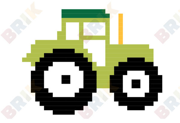 Tractor Pixel Art