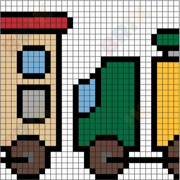 Train Part 2 Pixel Art