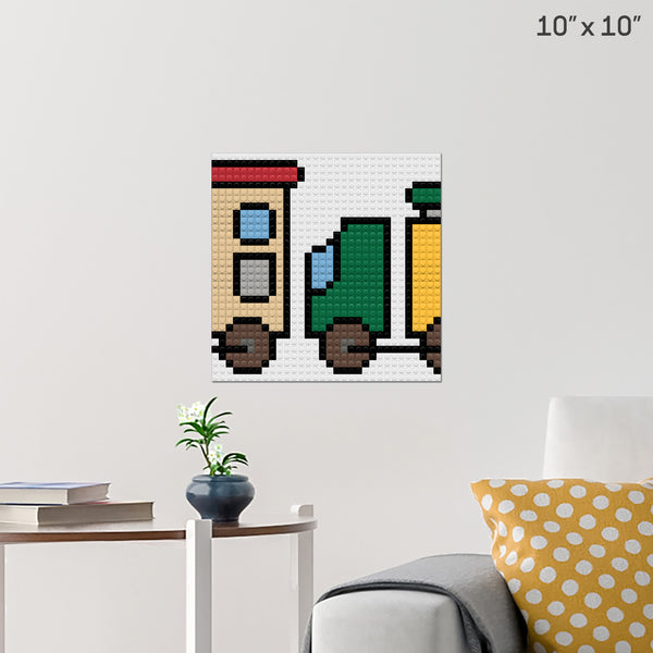 Train Part 2 Brick Poster