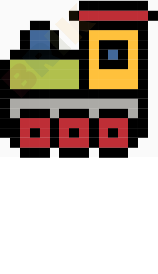 Train Pixel Art