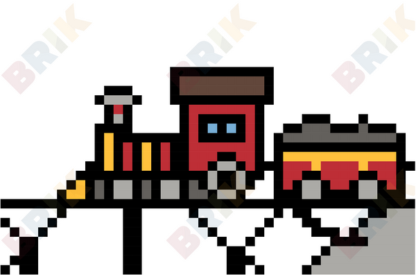 Train Pixel Art