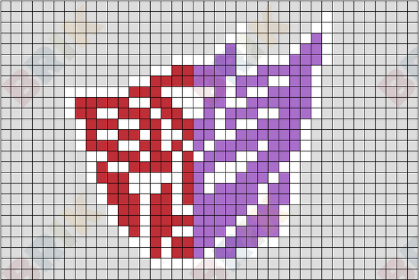 Transformers Hybrid Colored Logo Pixel Art