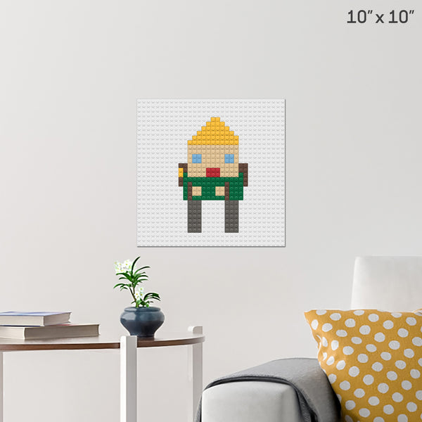 TRAVEL BOI Brick Poster