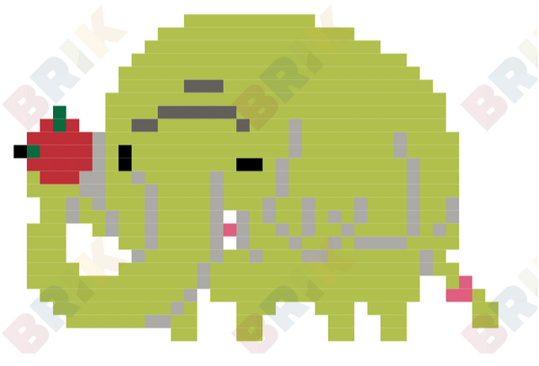 Tree Trunks Pixel Art