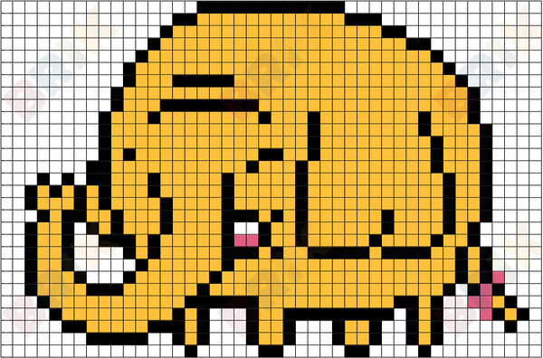 Tree Trunks Pixel Art
