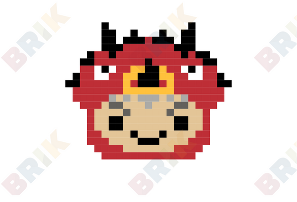 Tricera Ops Pixel Art