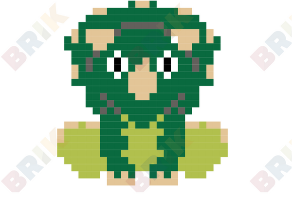 Triceratops Pixel Art