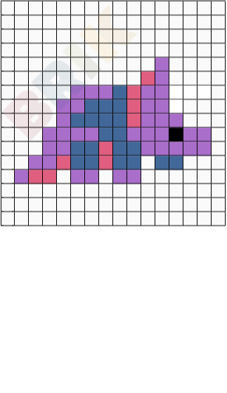 Triceratops Pixel Art